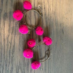 PomPom earrings